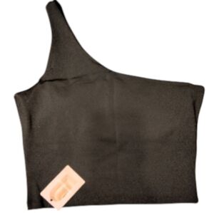 Nubyen XL Elegant Black One-Shoulder Dress